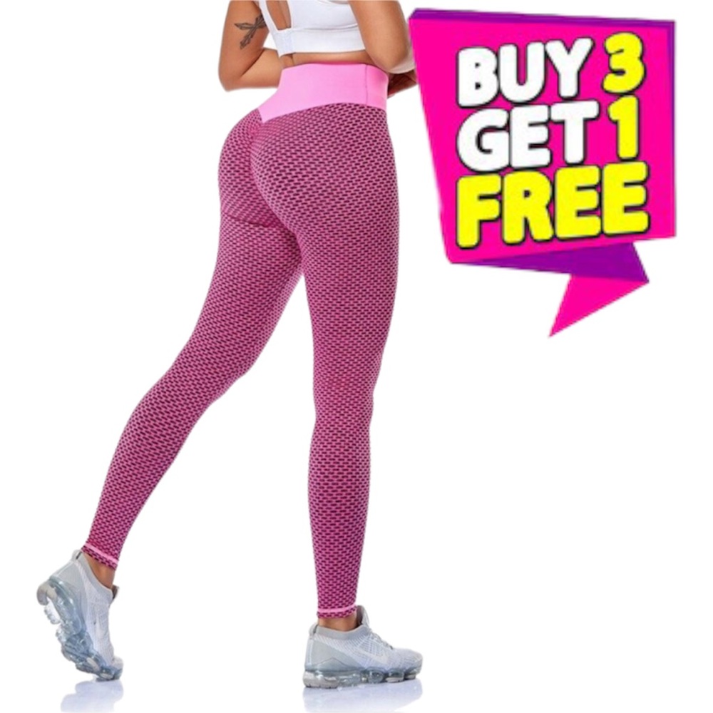 Women's High Waisted Leggings Slimming Scrunch Booty Ruched Butt Lift Yoga Pants